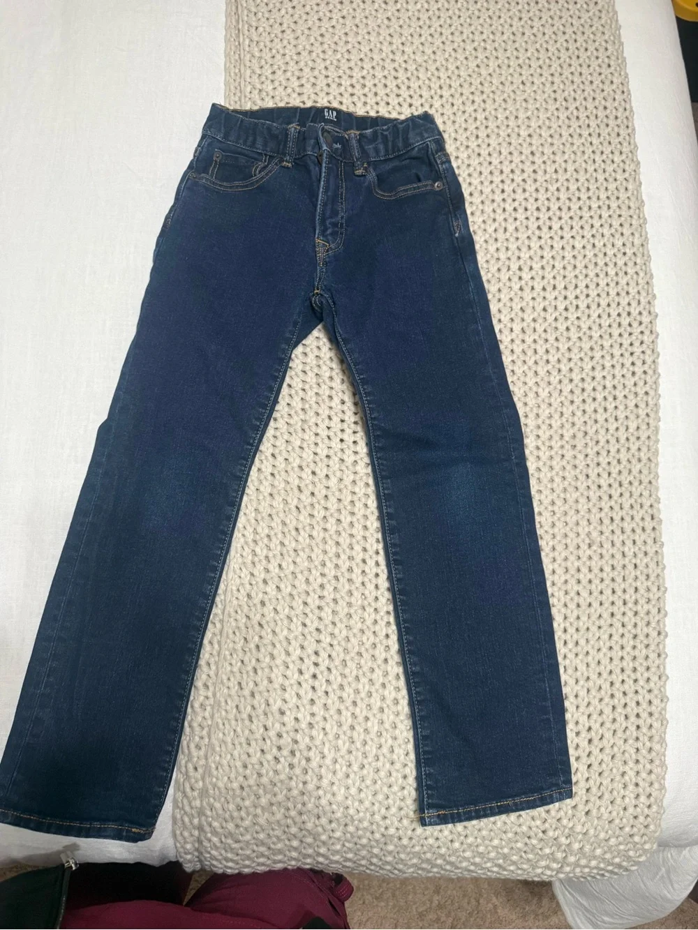 GAP Navy Straight Leg Jeans